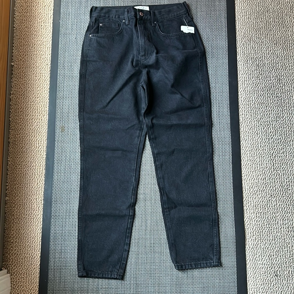 Free People black denim jeans